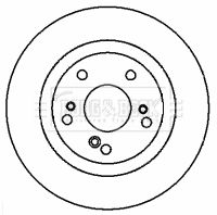 BORG & BECK Тормозной диск BBD4426